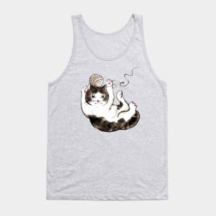 Cat play with wool ball Tank Top